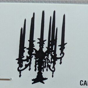 NWT Black 3D Candleabra Gothic Halloween Prop Haunted House Decoration Michael's